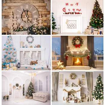 Винил Коледен тематичен фон за снимки на закрито, Коледна елха, детски фонове за подпори фото студио 710 CHM-103