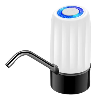 Домашен умен помпа за бутилки с вода, Мини електрическа помпа за вода с варела, plug-in hybrid чрез USB, автоматичен преносим диспенсер за вода и напитки