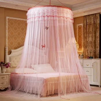 mylb Голямо легло от тензух, прозрачна шалте завеса, Украса за спални, комарници, Романтична окачен балдахин за легло