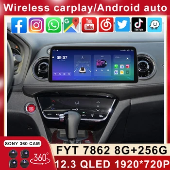 12,3 Инча 1920*720 GPS За Honda Vezel HR V XRV 2015-2017 Android Кола Стерео Мултимедиен SWC Видео Главното Устройство Carplay Auto