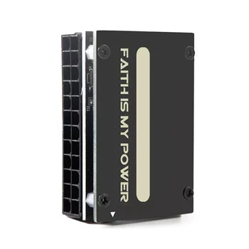 Захранване ATX 24Pin 90-градусов адаптер RGB дънна Платка Cable Конектори модули САМ Изграждане на инсталация Ркц