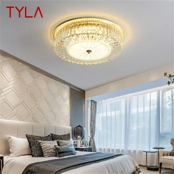 Потолочное осветление TYLA LED, луксозни кристални осветителни тела за дома, За декорация трапезария