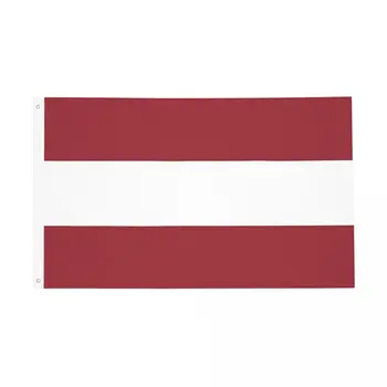 Знаме на Латвия, открит банер, украса от полиестер, трайни знамена 60x90 90x150 см
