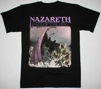 Реколта мъжка тениска Nazareth Hair of the Dog, черен памук, всички размери S-4Xl FF924