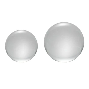 2 предмета, прозрачен цветен стъклен кристална топка, Лечебна сфера, реквизит за снимки, декорация за топки 40 мм и 30 мм