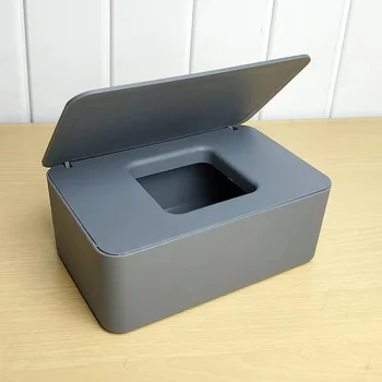 Прахоустойчив кутия за хартиени кърпи с капак, кухненски, настолен кутия за съхранение на хартиени кърпи, преносим диспенсер за мокри кърпи, кутия за съхранение на маски