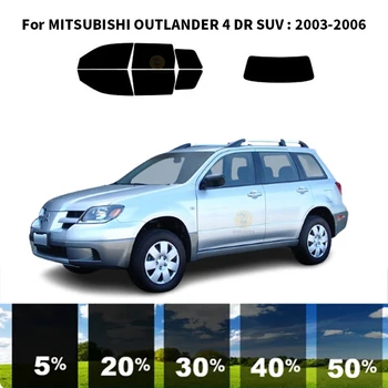 Предварително Обработена нанокерамика car UV Window Tint Kit Автомобили Прозорец Филм За MITSUBISHI OUTLANDER 4 DR SUV периода 2003-2006