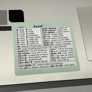 1 бр. стикер с комбинация от клавиши PVC Лепило за настолни офис на стикери за PC, лаптоп