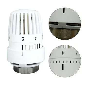 1 бр. Нагревател с термостатични глави на радиатора M30 X 1.5 Инструменти за управление на термостата на Главата на клапана 230 vac 50 Hz Вентили за отопление на дома