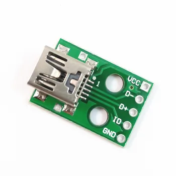 Конектор Micro Mini USB A B D Type C от 16Pin до 4Pin Тест Адаптер Печатна платка 16P Конектор За Пренос на Данни по линия за USB2.0 по Проводному кабел