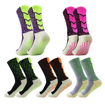 Дишащи спортни чорапи унисекс с нескользящим заснемане за мъже и жени, спортни и футболни чорапи премиум-клас за джогинг, футбол и баскетбол