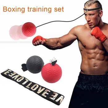 Боксовия топка за скоростно бокс, топка за ръцете, очите, фитнес реакция, Тина, домашно оборудване за бокс, Мма, тренировъчно оборудване W5z0