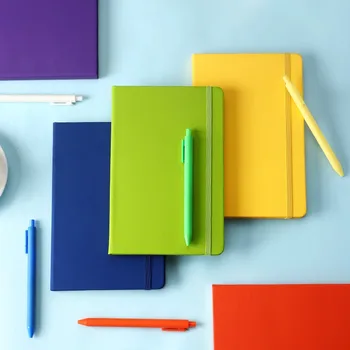 Обикновен notepad ремешке формат А5, планиране, творчески бизнес бележник за студенти, офис аксесоари, ученически пособия