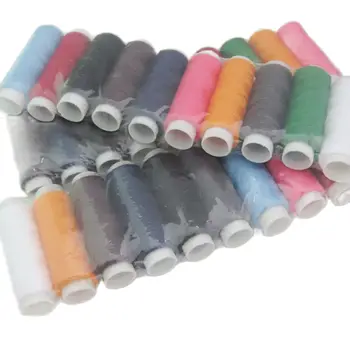 Смесени цветове Тънки памучни конци Около 2000 метра Аксесоари за шиене на дрехи за дома за ежедневна употреба