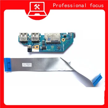 За Lenovo IdeaPad S340-15IWL 15API USB Card Reader Бутон Такса за Включване на Кабел 5C50S24908 LS-H102P