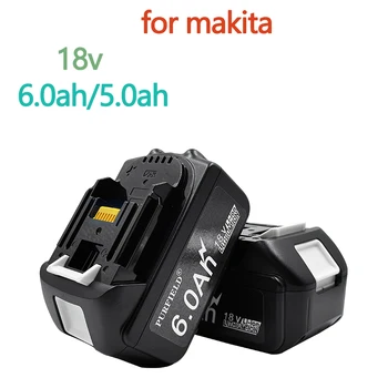 За Makita 18V Акумулаторна Батерия 6000mAh електрически инструменти 18V makita с led Литиево-йонна батерия Заместител на LXT BL1860B BL1860 BL1850