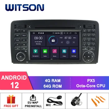 WITSON Android 12 АВТОМАГНИТОЛА За MERCEDES-BENZ R CLASS W251 R280 R320 R350 R500 Кола стерео Автозвук GPS Navi Carplay