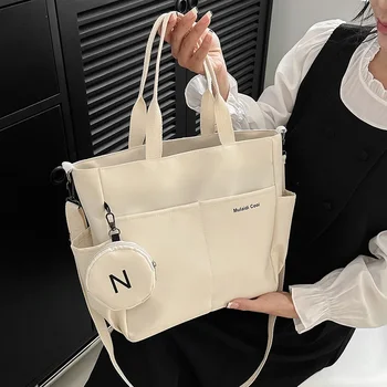 Дамски чанта през рамо, японската холщовая чанта-тоут, куриерска чанта за студенти 2023, дамски чанти за ръце, женствена чанта Bolsa Feminina
