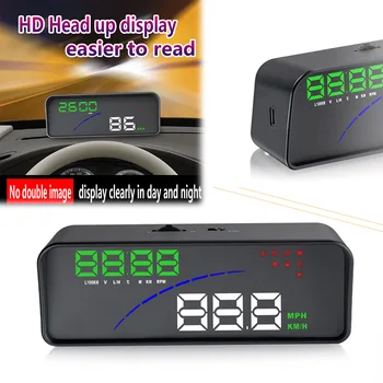P9 OBD2 OBDII Авто HUD дисплей Smart Digital Meter-Plug & Play 11.8*4.5*4.3 см