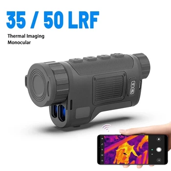 TK335/50PRO LRF Топлинна Монокулярная Камера Вграден Лазерен Далекомер С Голям Радиус на Откриване на Видео Wi-Fi Точка за Достъп за Проследяване на Лов