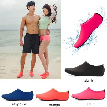 Водоустойчив обувки, мъжки и дамски чорапи за гмуркане, цветни летни плажни маратонки, морски чорапи-чехли, чехли за мъже и жени