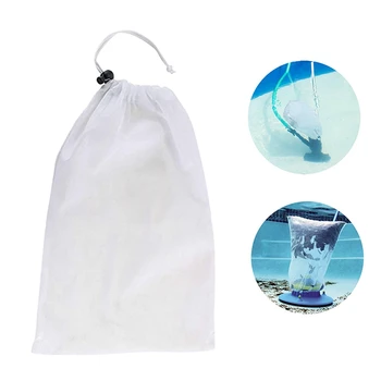 2 опаковки за събиране на петна от прах и листа, мелкоячеистые чанта, комплект за почистване на вътрешния и външния басейн