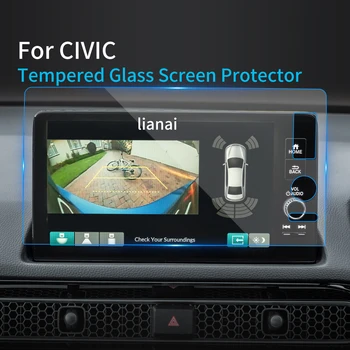 За HONDA CIVIC RHD 2024 Протектор на Екрана От Закалено Стъкло, Защитно Фолио Carplay Panel Media Video Автомобилен Аксесоар За Интериор на Автомобил