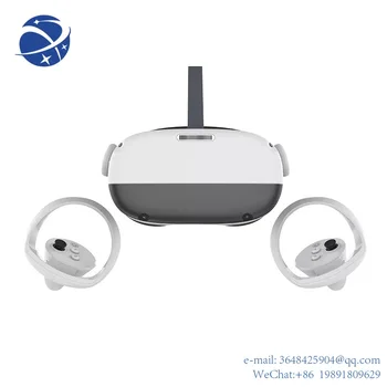 Слушалки виртуална реалност YYHC Pico Neo3 RTS 6 + 256G с подкрепата на 6Dof Snapdragon XR2 За безжичен стрийминг на виртуалната реалност на КОМПЮТЪР All in one VR Glasses