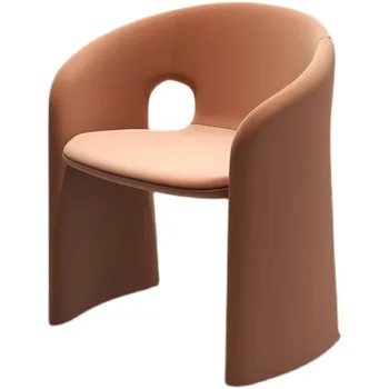Луксозно обяд стол ZL Light за приемане на Преговори Оранжевото стол за грим с облегалка
